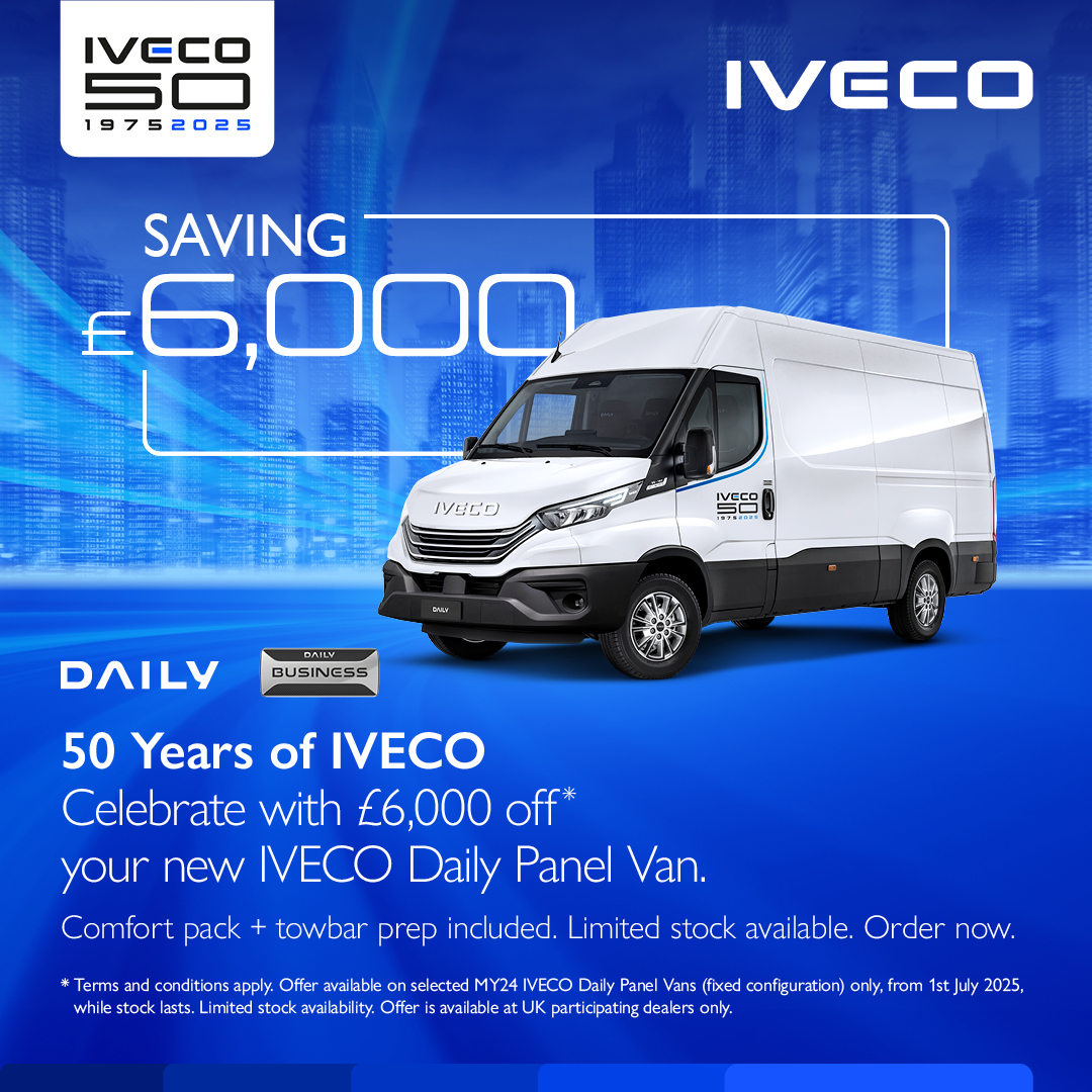 £6,000 OFF THE NEW IVECO DAILY